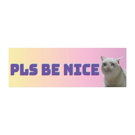 Discover Please Be Nice Car Magnet, Car Funny Accessories