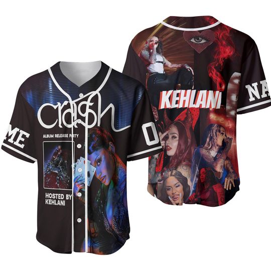 Discover Kehlani Crash Album Release Party Personalized Baseball Shirt