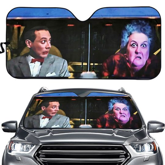 Discover PeeWee Herman Car Sunshade, Request Auto Sunshade