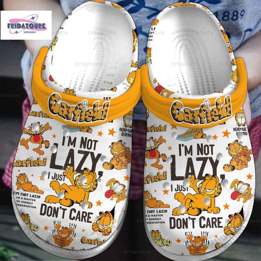 Discover Halloween Garfield Clogs, Garfield Cat Yellow Clogs