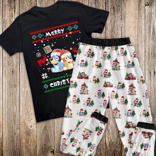 Discover Blueydad Christmas Pajamas Set, Family Christmas Pajamas Set