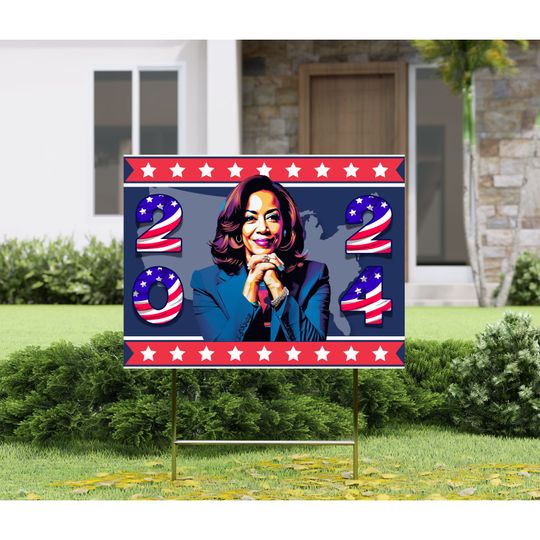 Discover Kamala Harris 2024 Vote For The People Yard Sign