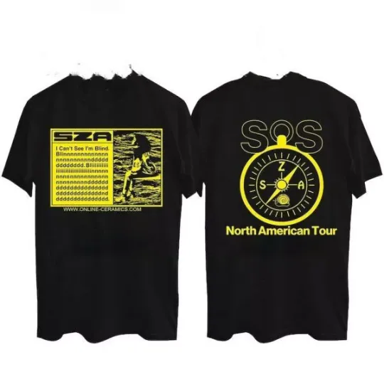 Discover Sos North American Tour 2024 Merch, Sza Tour 2024 T-Shirt