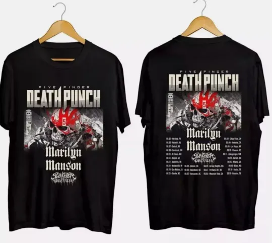 Discover Five Finger Death Punch Tour 2024 Unisex T-Shirt For Men Women