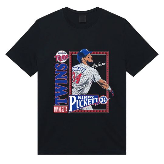 Discover 1992 Kirby Puckett Twins T-shirt