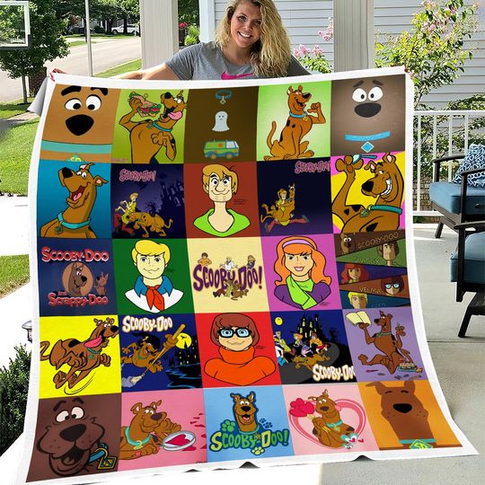 Discover We Are Never Too Old For Scooby Doo Movie Characters Sofa BLANKET