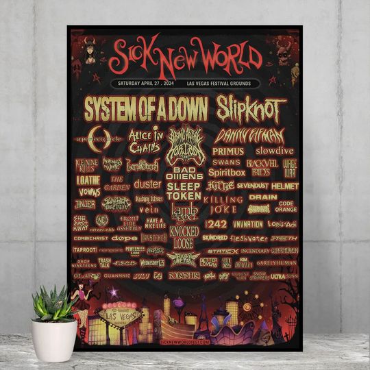 Discover Sick New World Festival 2024 Poster