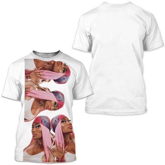 Discover Women's Nicki Minaj Cartoon Mirror 3D T Shirt
