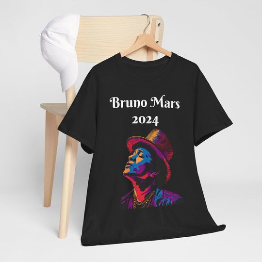 Discover Bruno Mars 2024 Tour T-Shirt - Fan Merchandise