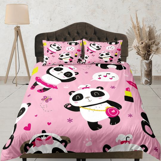 Discover Panda print Bedding Sets, Bedroom Decor