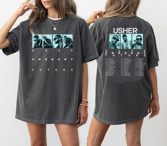 Discover Usher 2024 World Tour Shirt - Concert Apparel