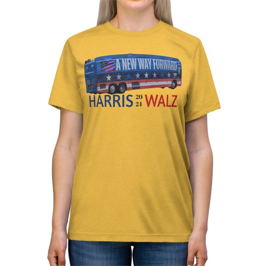 Discover A New Way Forward Bus Tee - Kamala Harris/Tim Walz 2024 Election shirts