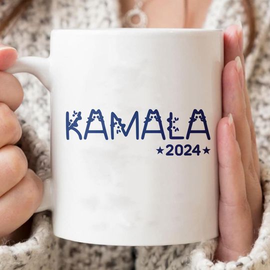 Discover Kamala Cat Mug - Gift for Cat Lovers