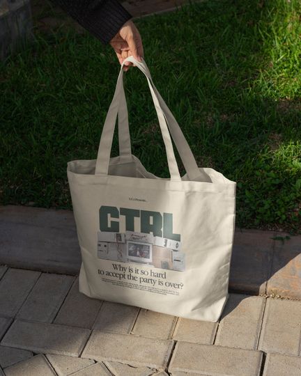 Discover SZA CTRL Cotton Canvas Tote Bag, Hip Hop Tote Bag