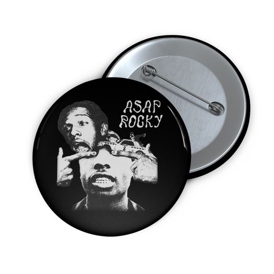 Discover ASAP Rocky Custom Pin, ASAP Rocky Pin buttons