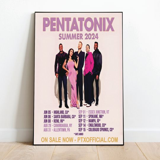 Discover Pentatonix Summer 2024 Tour Poster