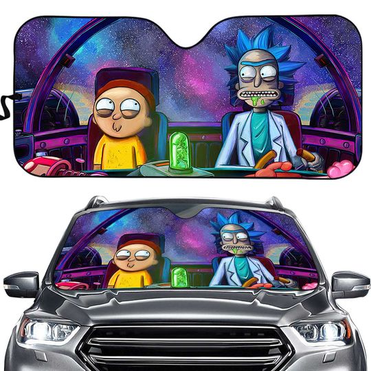 Discover Rick And Rickandmorty Memes Car Sun Shades, Car Accessories Windshield Decor
