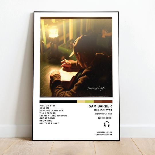 Discover Sam Barber - Million Eyes Album Poster