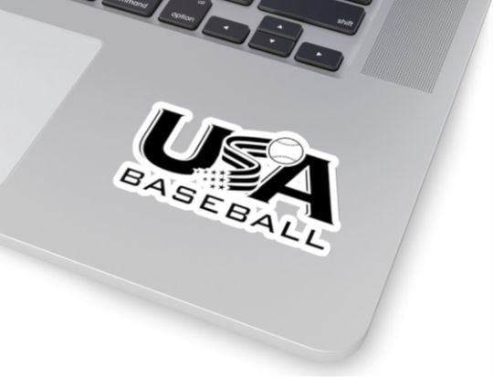 Discover USA BASEBALL LOGO IN BLACK Sticker Stickers