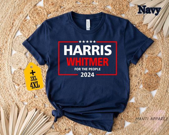 Discover Harris Whitmer For The People 2024 Shirt, Vice President Gretchen