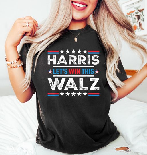 Discover Harris Walz Shirt 2024, Kamala Harris Tim Walz President Tee, Democratic Election