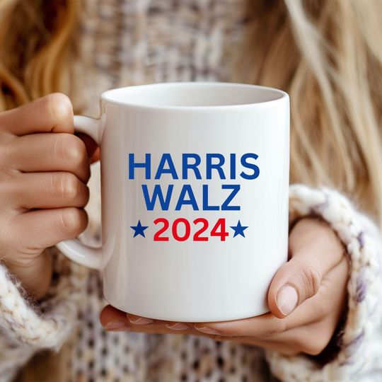 Discover Harris Walz 2024 mug Kamala Harris for President and Tim Walz for Vice President