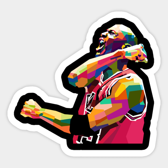 Discover Michael Jordan WPAP - Michael Jordan - Sticker