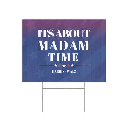 Discover Harris Walz 2024 Yard Sign with Stand Kamala Lawn Sign Boho Rainbow
