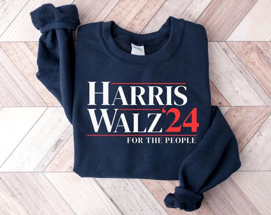 Discover Harris Walz 2024 Sweatshirt and Hoodie Combo
