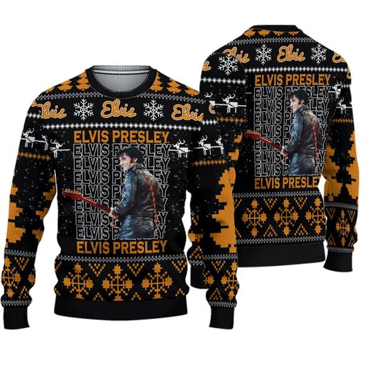 Discover Christmas Ugly Sweater, Elvis Presley Ugly Sweater