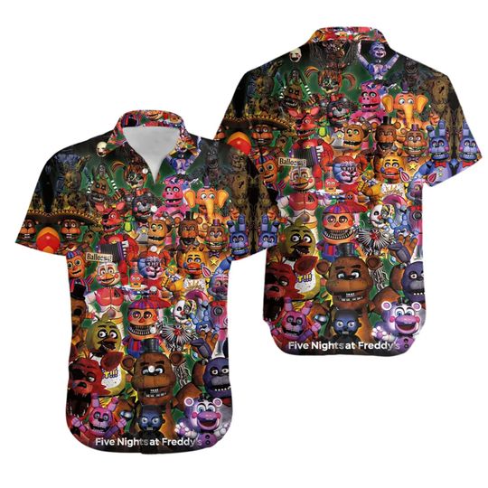 Discover Five Nights At Freddys Monster Hawaiian Shirt