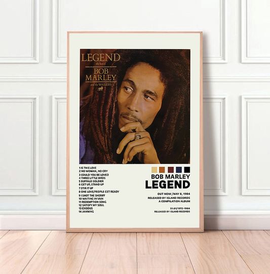 Discover Bob Marley Posters /Legend Poster / Album Cover Poster,