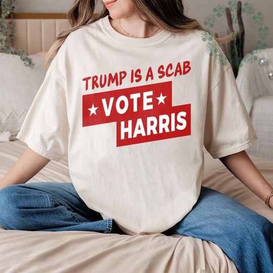 Discover Trump is a Scab Shirt, Anti Trump Shirt, Vote Blue Shirt