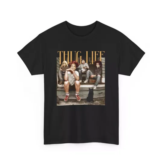 Discover Thug Life Halloween Parody T-Shirt – Spooky Pop Culture Mashup Costume Tee