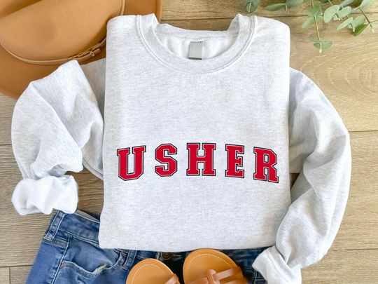 Discover Usher Past Present Future Tour 2024 Sweatshirt Usher 2024 Concert Gift For Fan