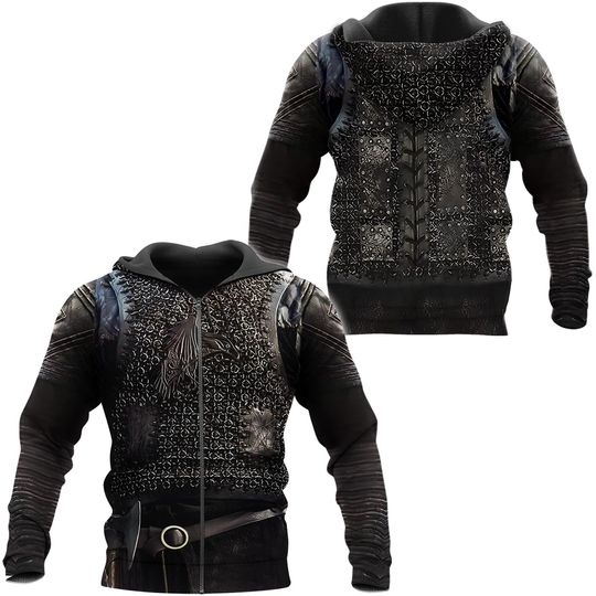 Discover Ragnar Lothbrok Vikings Chainmail Armor 3D All Over Printed