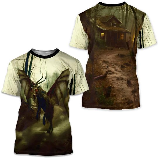 Discover Monster Supernatural Sasquach Spirit Mythology 3D Shirt