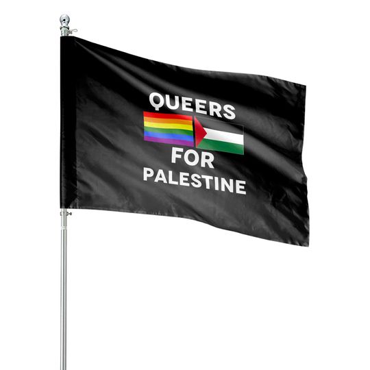 Discover queers for palestine t House Flags