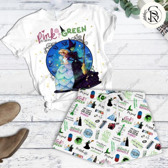 Discover Wicked Halloween Shirt Set for Girls