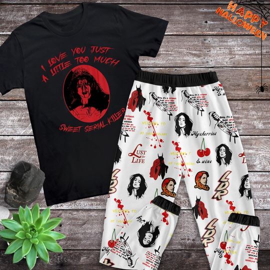 Discover Lust For Life Halloween Pajamas Set, Lana Del Rey Pajamas For Adult And Kids