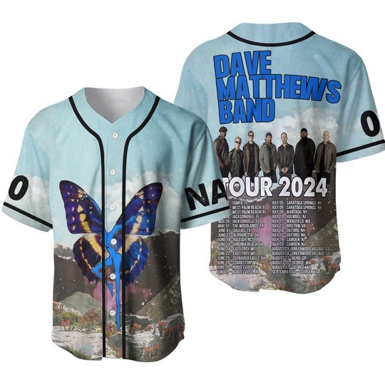 Discover Dave Matthews Baseball Jersey - Band Merchandise
