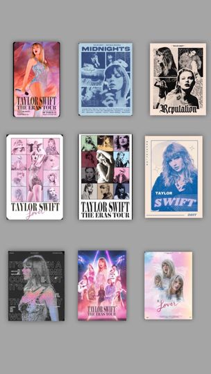 Discover Swiftie all album poster, swift album cover prints, Music poster, Swift Albums Made for Wall Collages and Room Decor