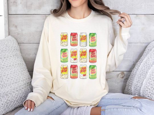 Discover Sun Drop Long Sleeve Shirt, Gift for Sun Drop Lovers