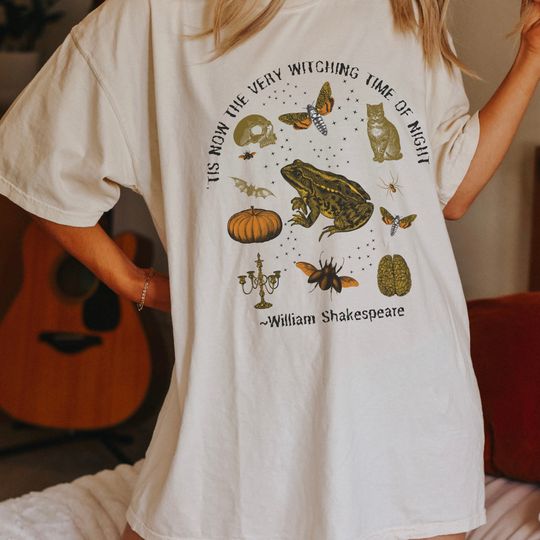 Discover Shakespeare Shirt, Goblincore Shirt, Dark Academia Shirt