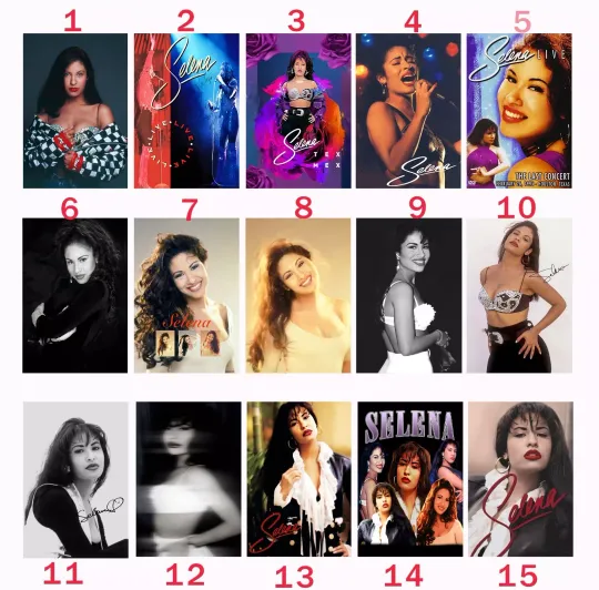 Discover Custom Selena Quintanilla Music Vintage Poster