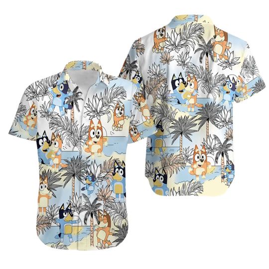 Discover BlueyDad Hawaiian Shirt