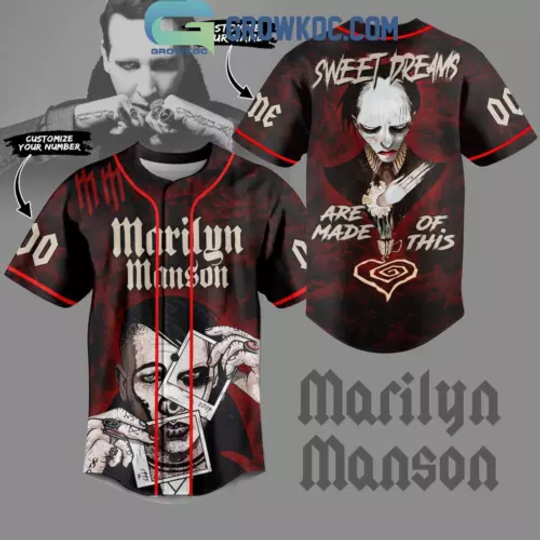 Discover Marilyn Manson Sweet Dream Are Made Of This Personalized Baseball Shirt