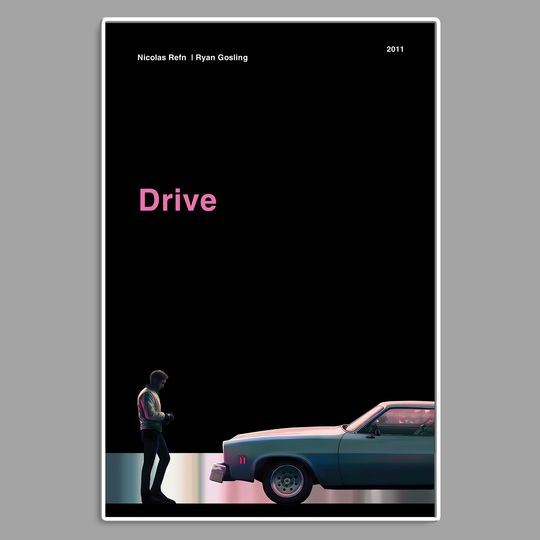 Discover Drive | Movie Poster | Digital Posters | Minimalist Movie Poster