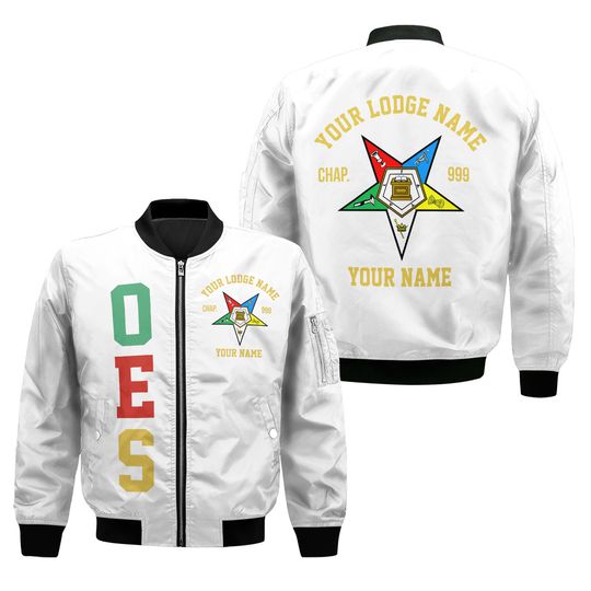 Discover Custom Order of the Eastern Star Masonic Bomber Jacket