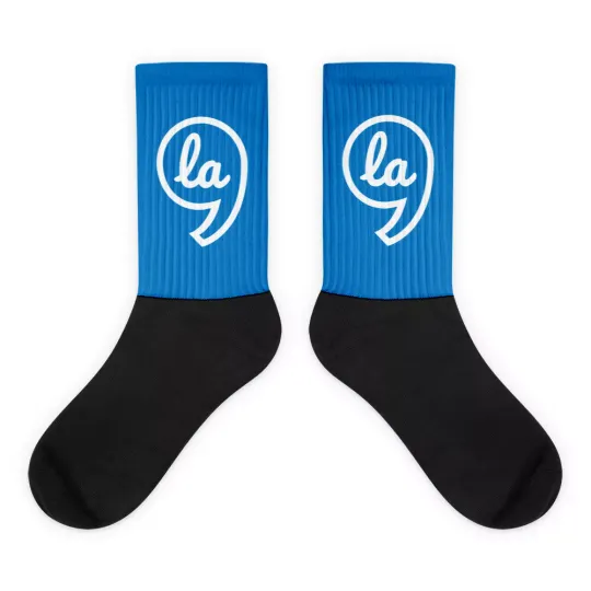 Discover Kamala Comma La Socks